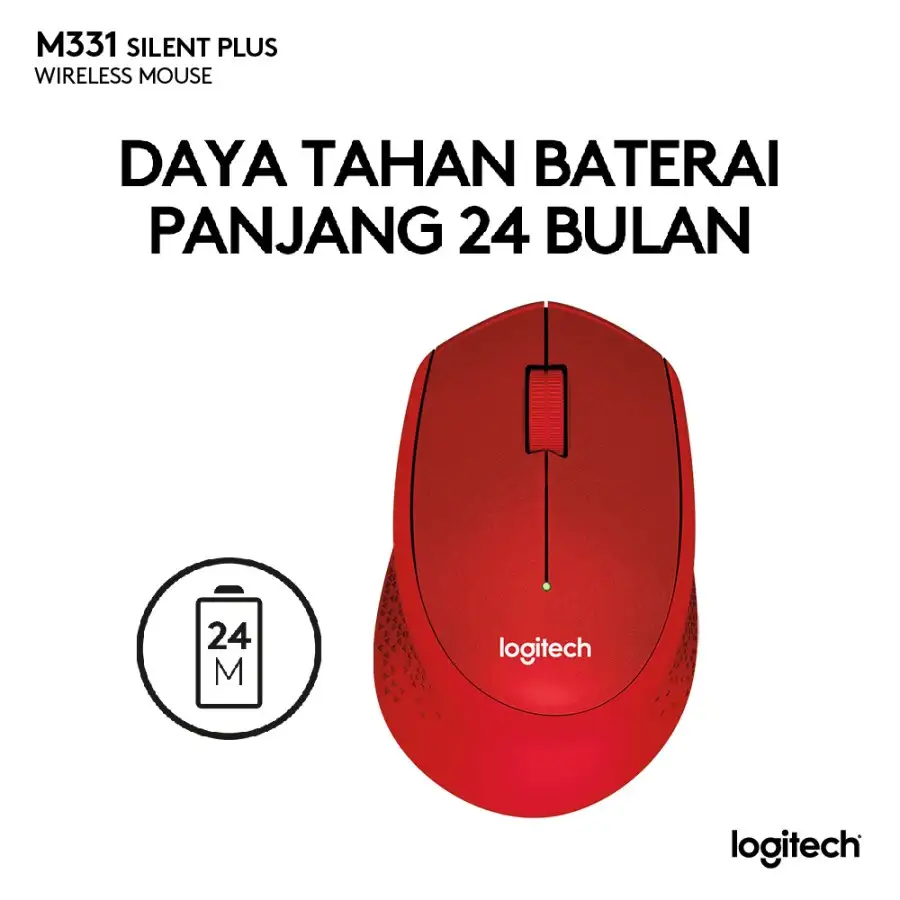 Logitech M331 SILENT WIRELESS Mouse Blue