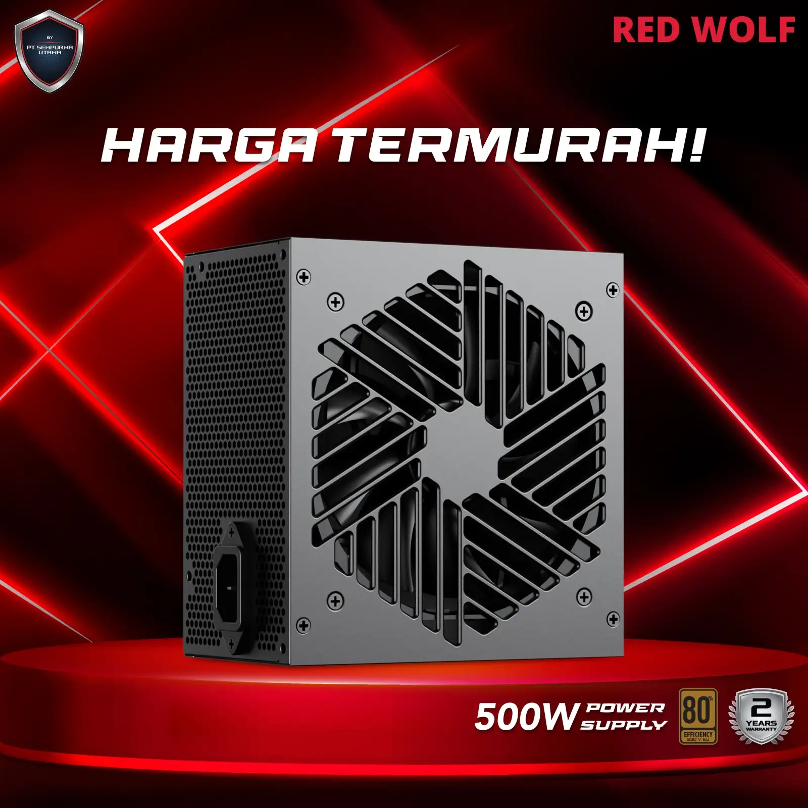 RED WOLF 500W 80% Efficiency