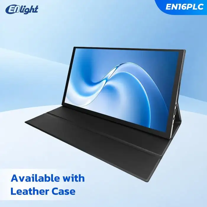LED ENLIGHT EN16PLC 15.6" FHD 60Hz Portable Monitor with Cover