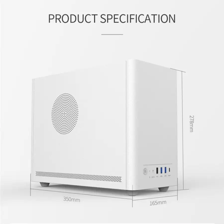 EMACHINE U300W Mobo Micro ATX - ITX / PSU ATX / Metal Side Panel