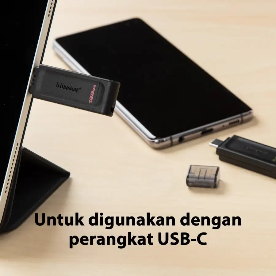 FLASHDISK KINGSTON 128GB USB-C 3.2 DataTraveller 70 DT70 USB-C