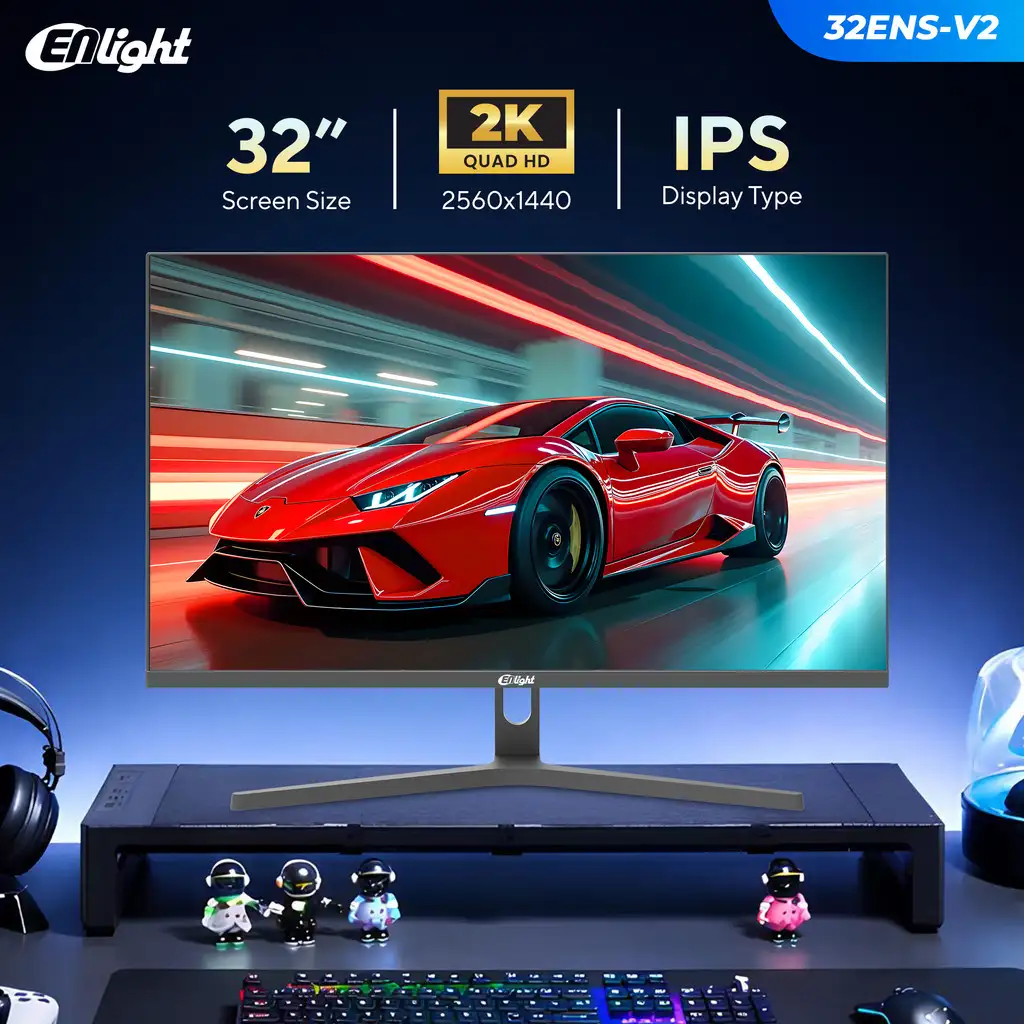 LED ENLIGHT 32ENS-V2 32" IPS 2K 180Hz 1ms Gaming
