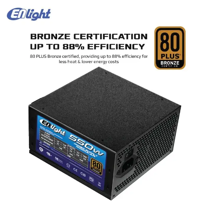 Enlight 550W BlackSilver 80+ Bronze Full Modular