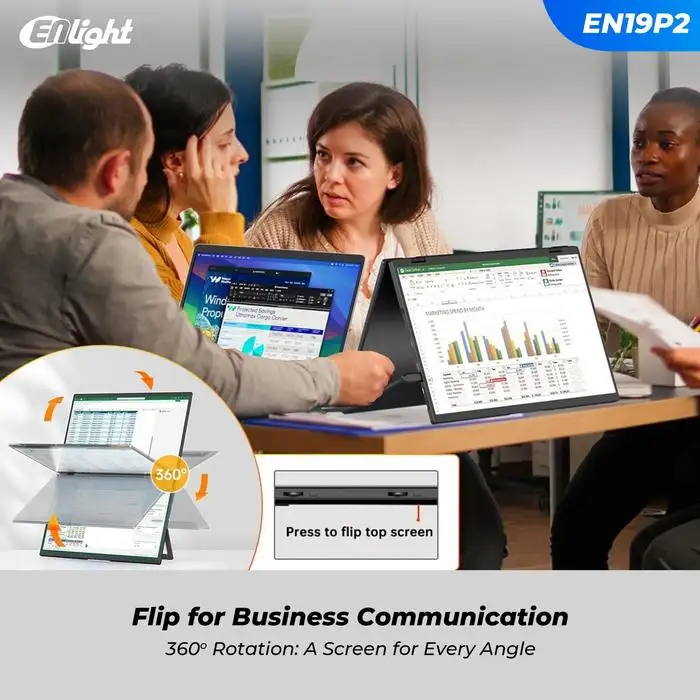 LED ENLIGHT EN19P2 Dual 19" FHD Portable Monitor