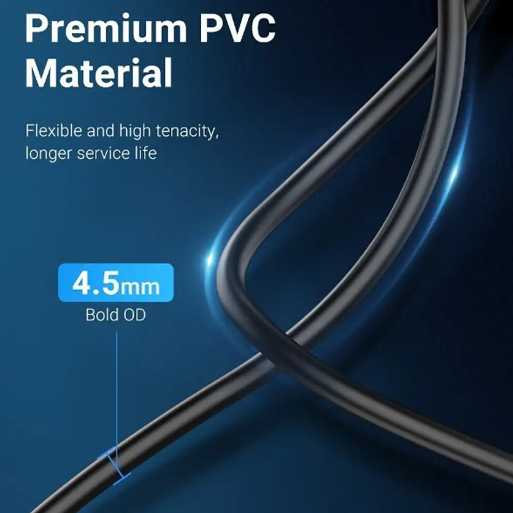 Vention Kabel USB 3.0 A Male to A Female Extension Cable 1m black CBHBF