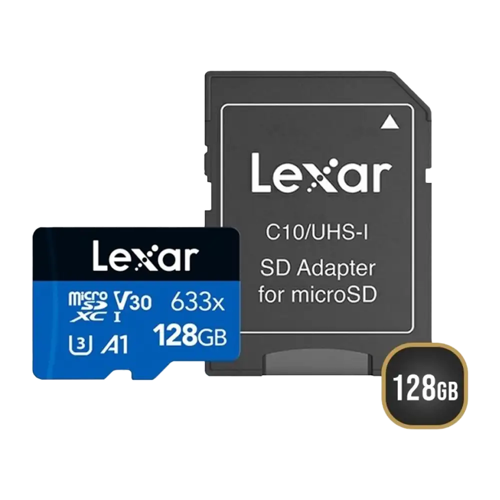 Lexar High Performance MicroSDHC 128GB BL 633X + Adapter 100Mbps