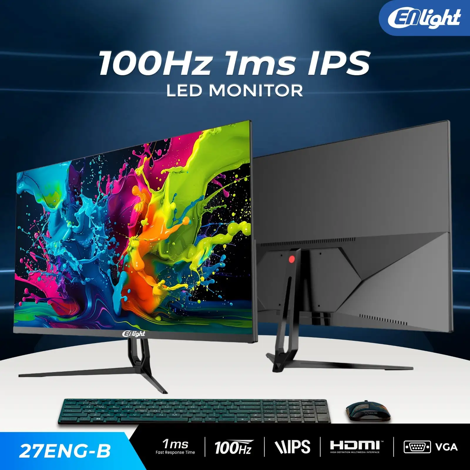 LED ENLIGHT 27ENG-B 27" IPS FHD 100Hz 1ms