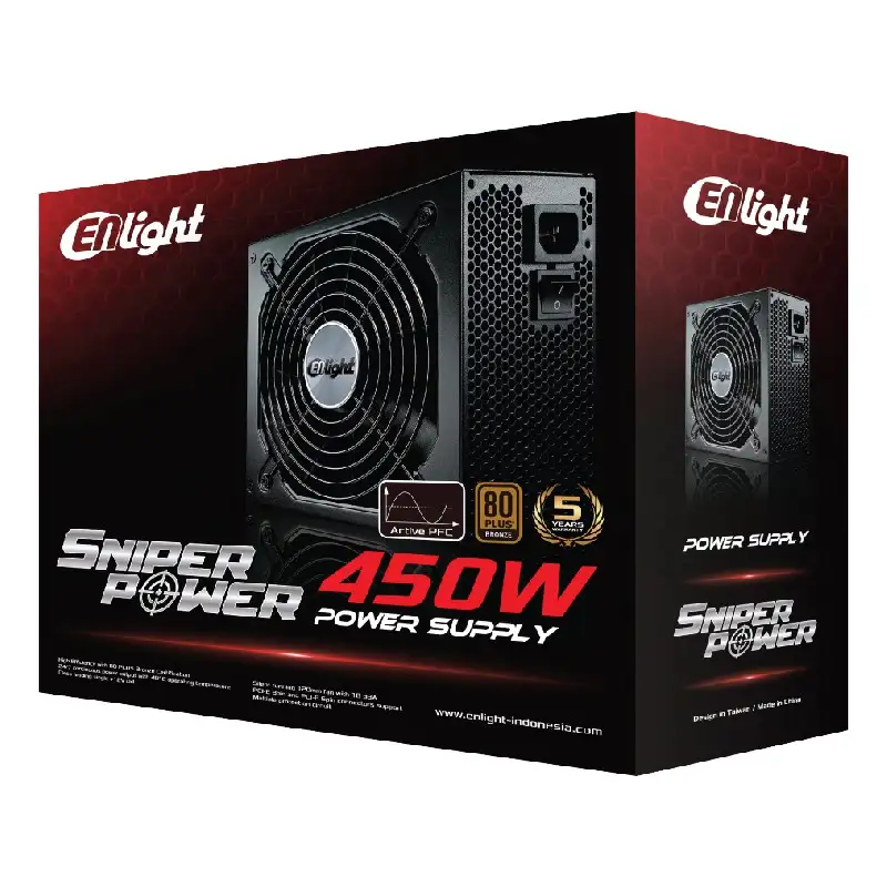 Enlight EN-450 450W Sniper Power 85% Efficiency