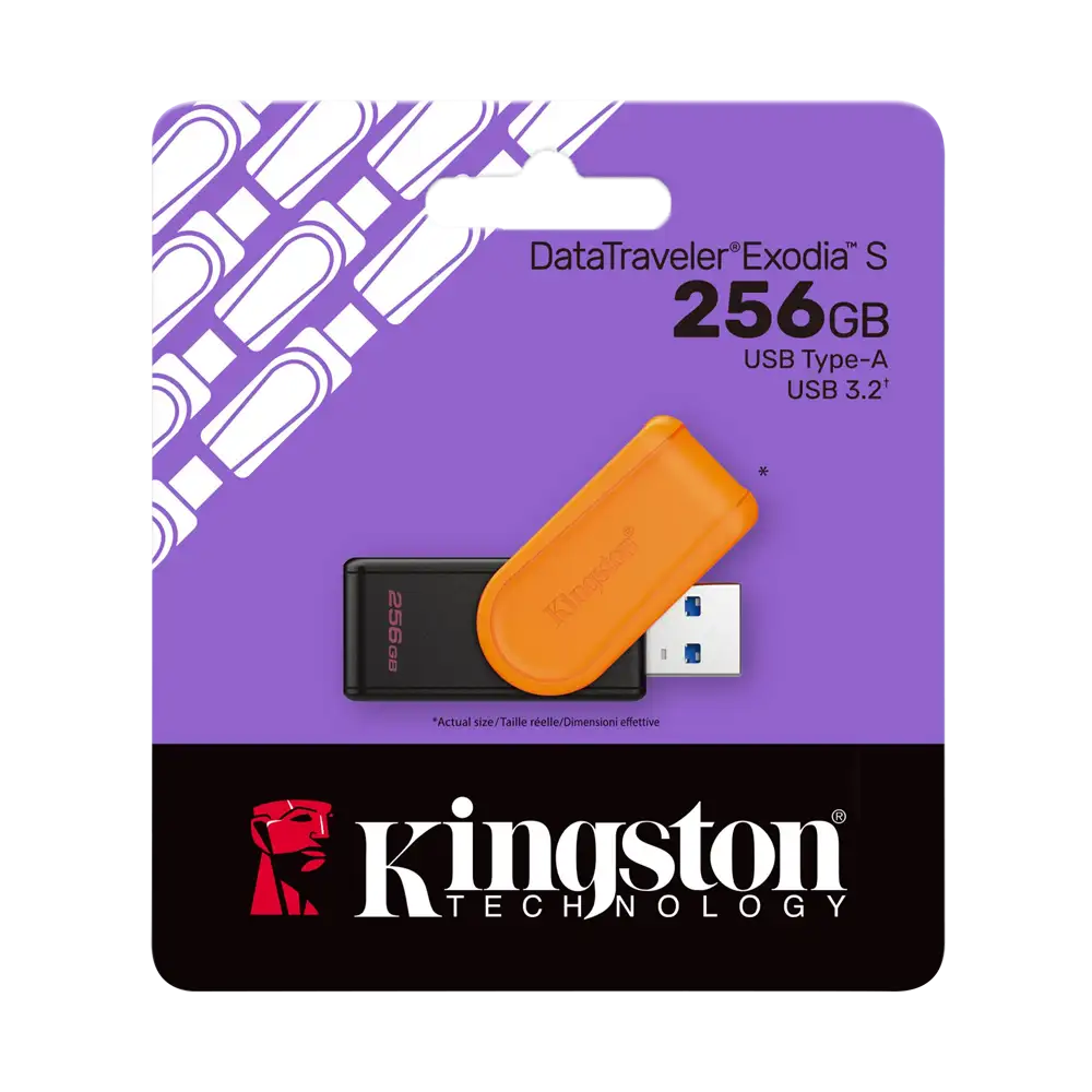 FLASHDISK KINGSTON 256GB USB3.2 DataTraveler Exodia S