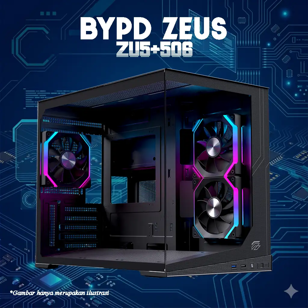 BYPD ZEUS Zu5+506 Intel Core Ultra 5 250K Plus | RTX 5060 8GB | DDR5 | NVME - Gaming PC