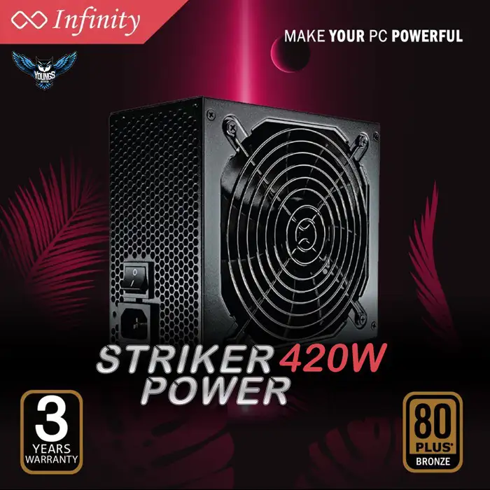 Infinity 420W Striker Power 80+ Bronze