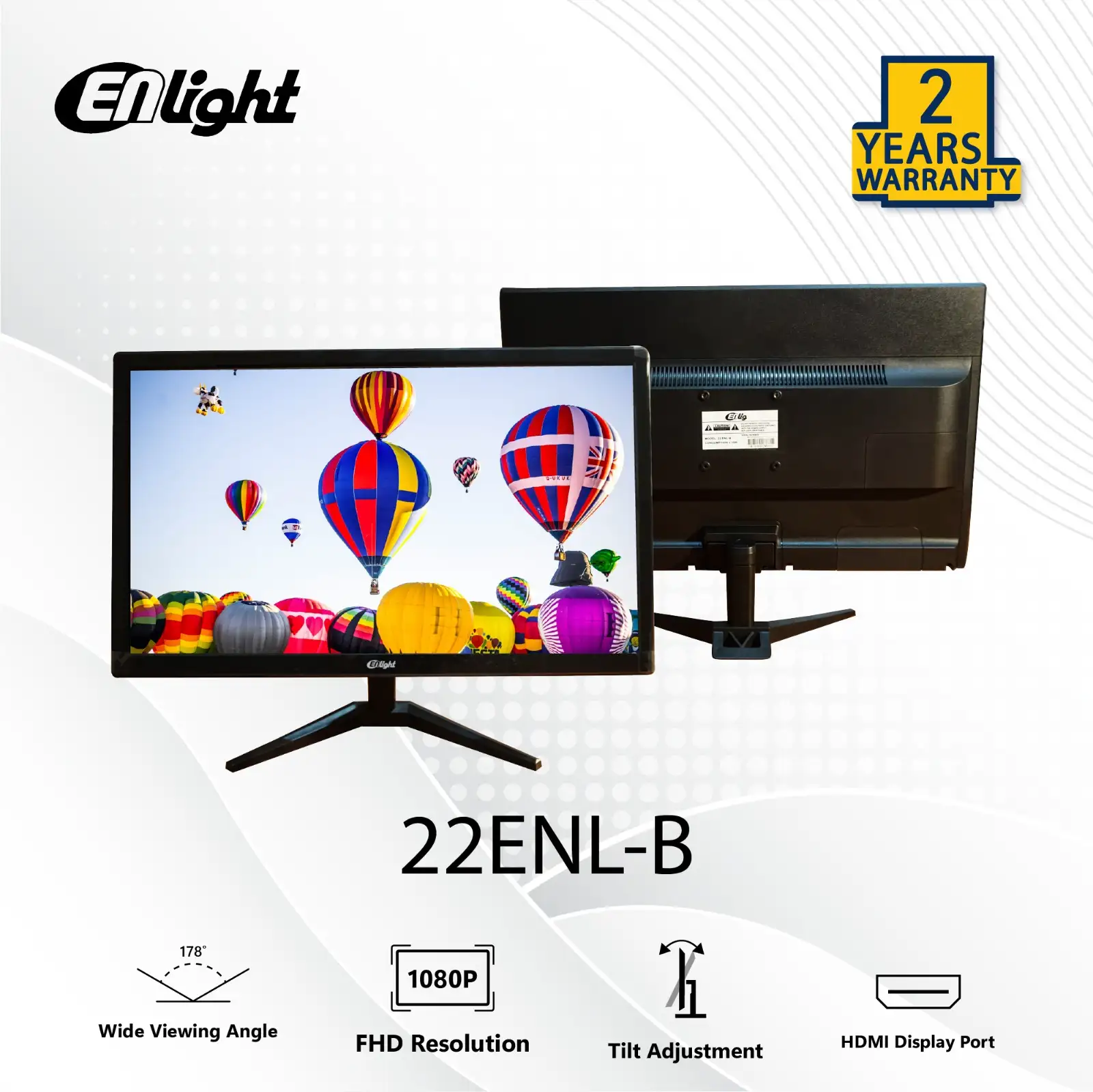 LED ENLIGHT 22ENL-B 21.5" FHD 75Hz 5ms
