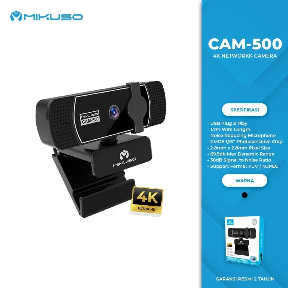 MIKUSO WEBCAM CAM-500 4K