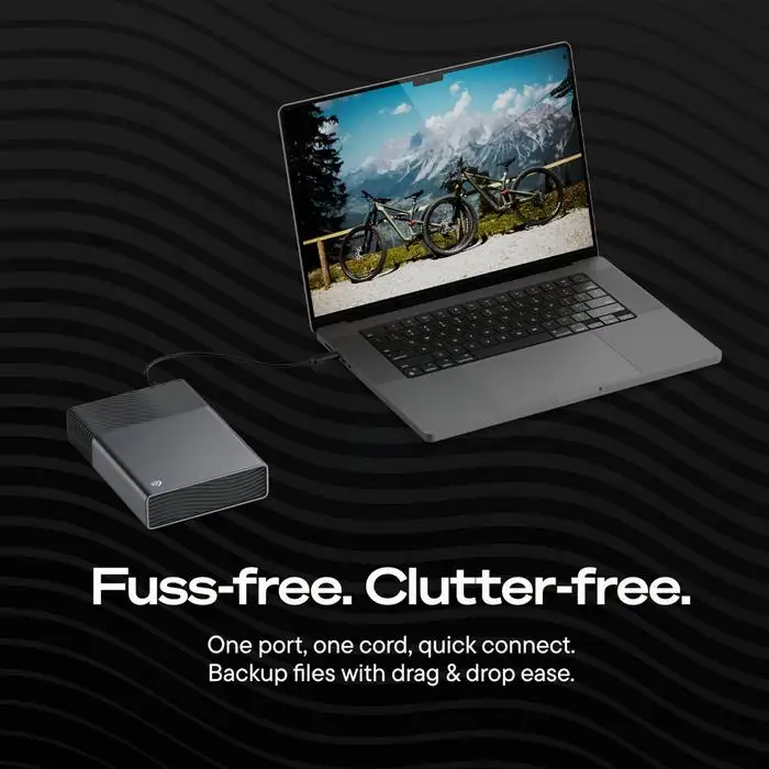 SEAGATE One Touch Desktop HUB Harddisk External USB3.0 + USB-C 8TB