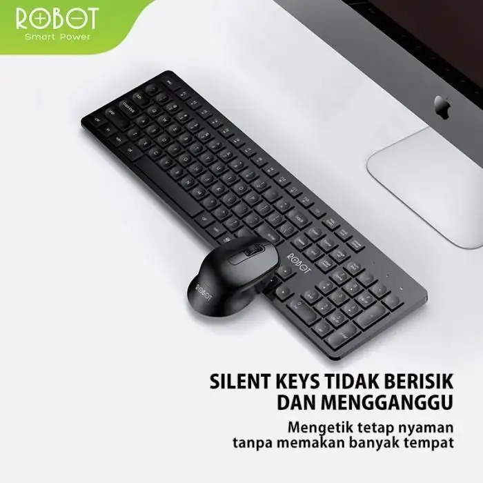 ROBOT KM4000 Keyboard Mouse Combo Wireless