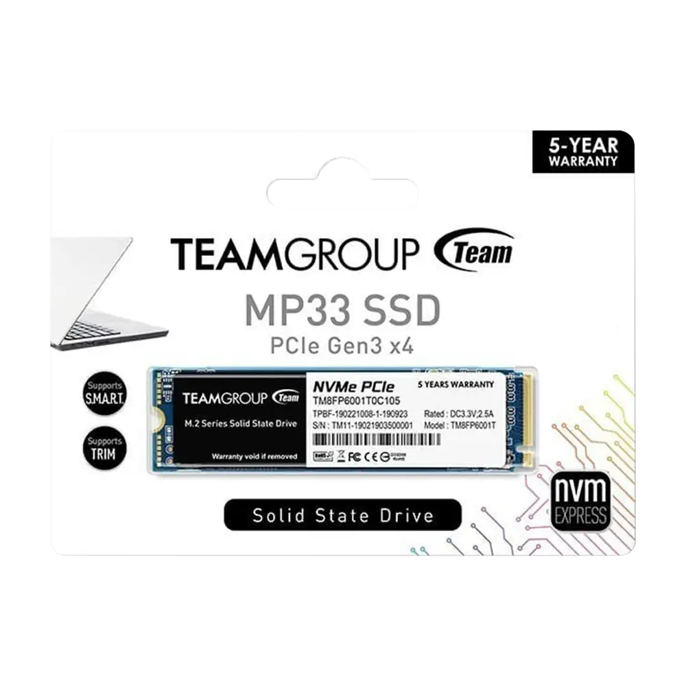 TEAM MP33 256GB NVME Gen3