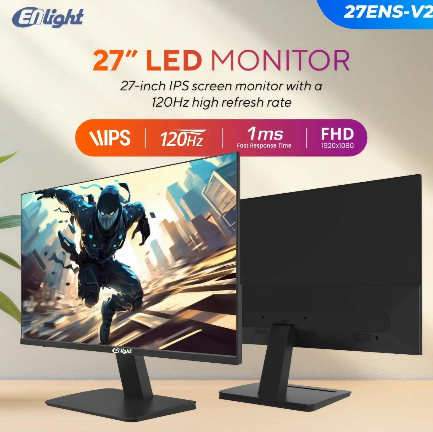 LED ENLIGHT 27ENS-V2 27" IPS FHD 120Hz