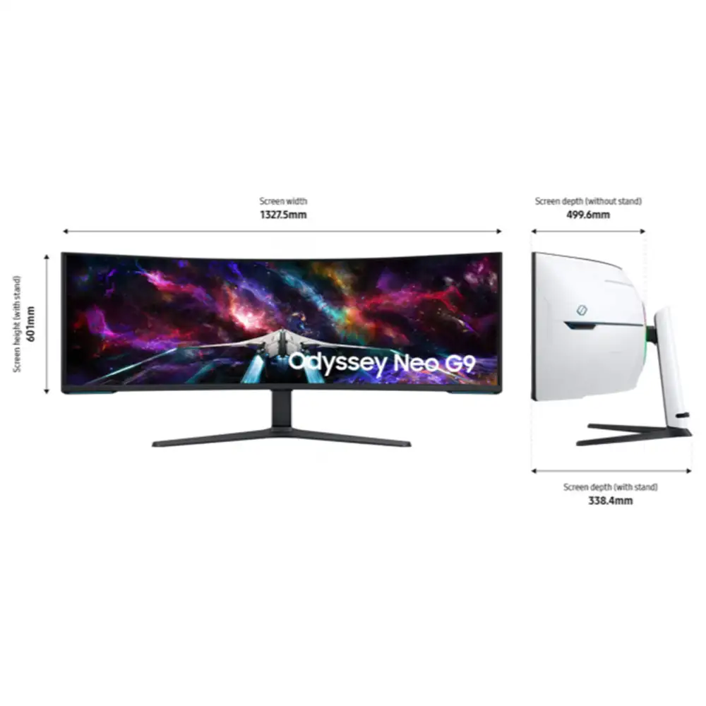 Samsung Odyssey Neo G9 S57CG952 57" Dual UHD 7680x2160 1000R mini LED 240Hz 1ms