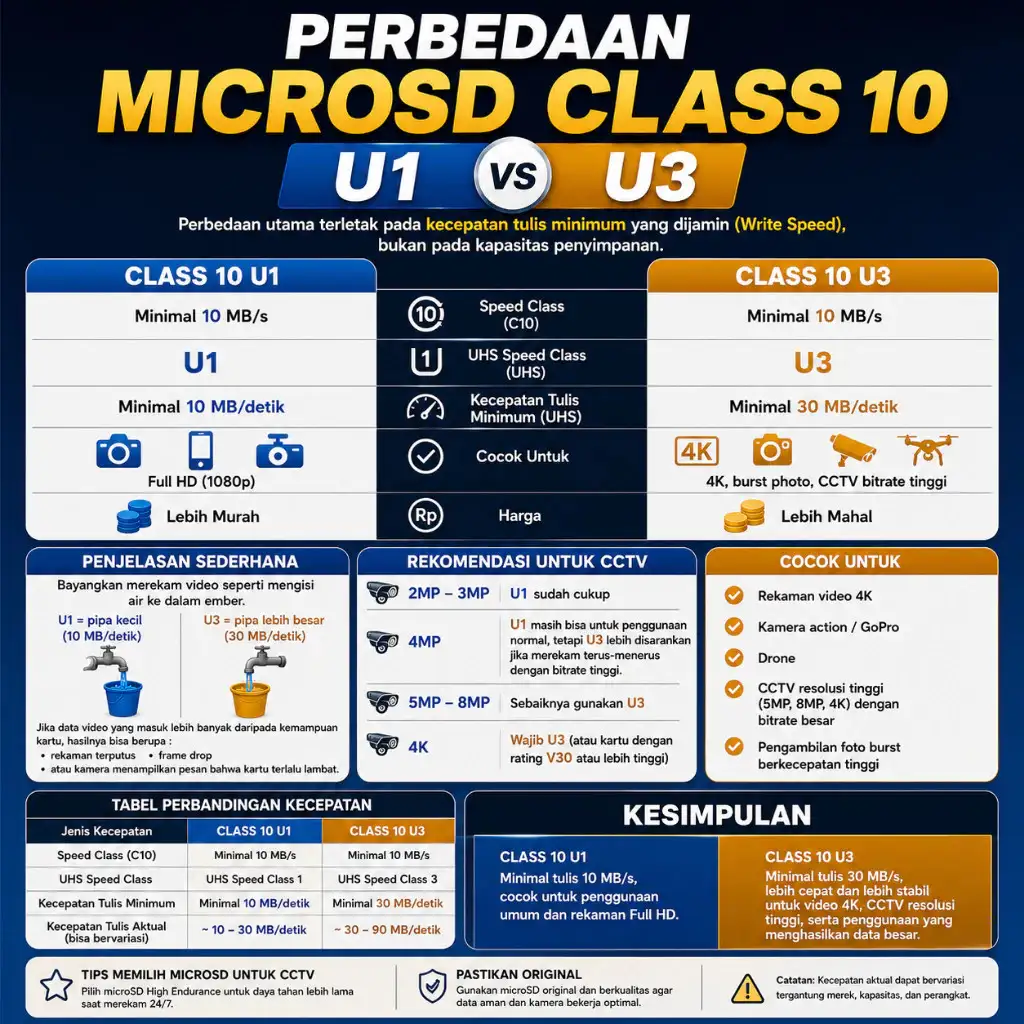 ICONIX MicroSD 256GB Class 10 UHS-I U3 V30 A1 100Mbps Pro Series Garansi 8 Tahun
