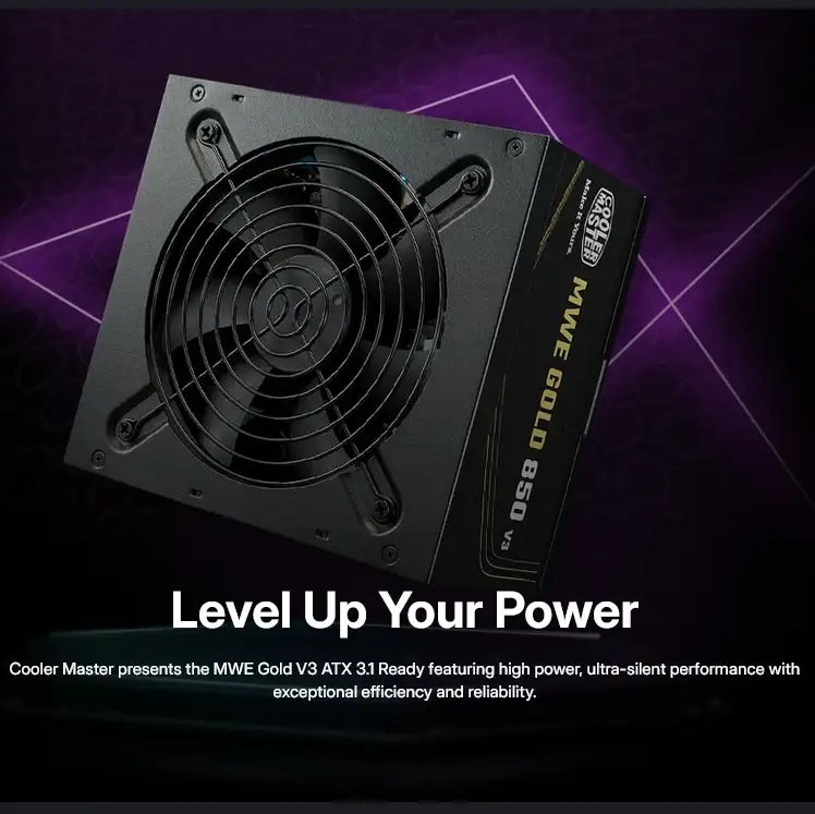 Cooler Master MWE Gold 850 V3 850W 80+ Gold ATX 3.1 Non Modular