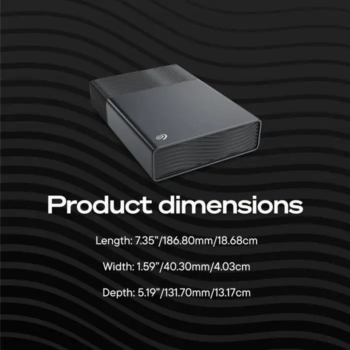 SEAGATE One Touch Desktop HUB Harddisk External USB3.0 + USB-C 8TB