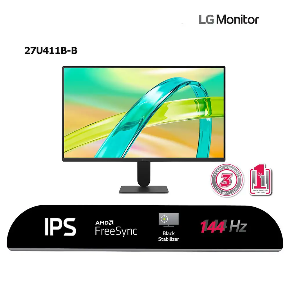 LG 27U411B-B 27" 144Hz 1ms