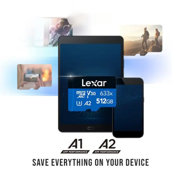Lexar High Performance MicroSDHC 128GB BL 633X + Adapter 100Mbps