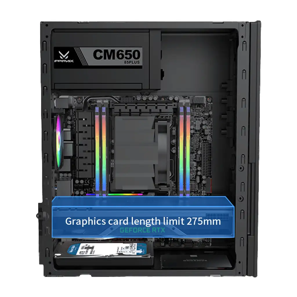 FPMAX Cortex Eco + 300w Slim m-ATX + 1 Fan