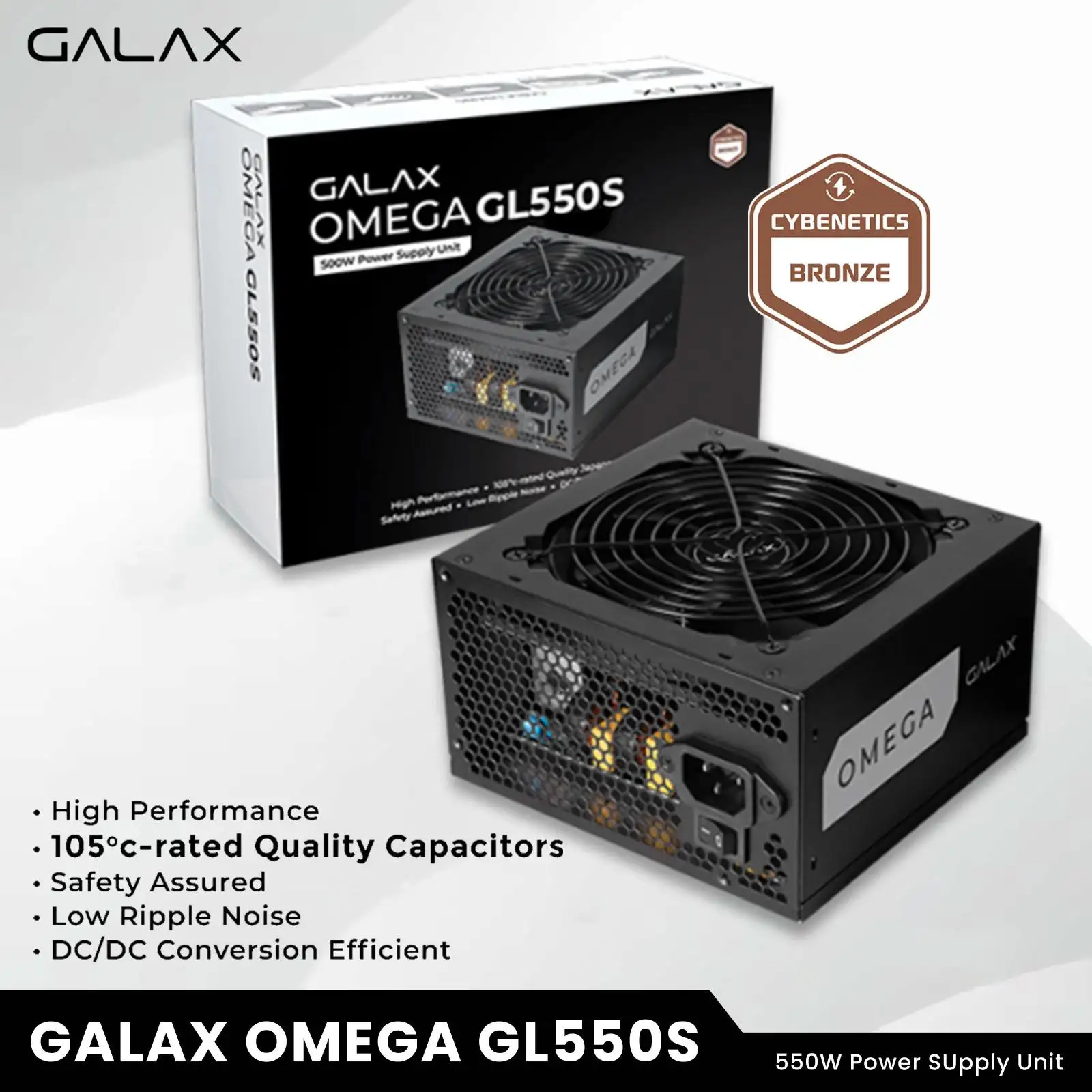 GALAX OMEGA GL550S 550Watt 80+ Bronze