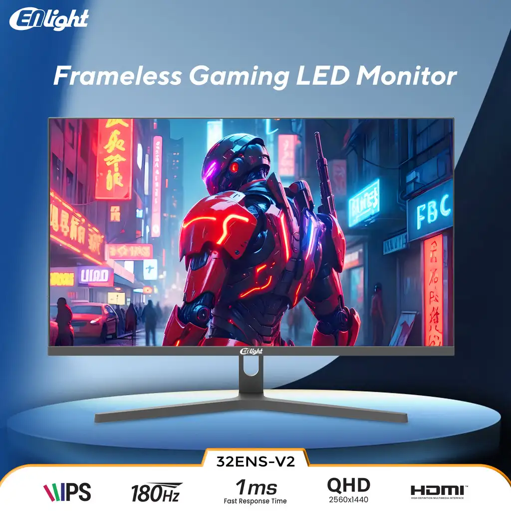 LED ENLIGHT 32ENS-V2 32" IPS 2K 180Hz 1ms Gaming