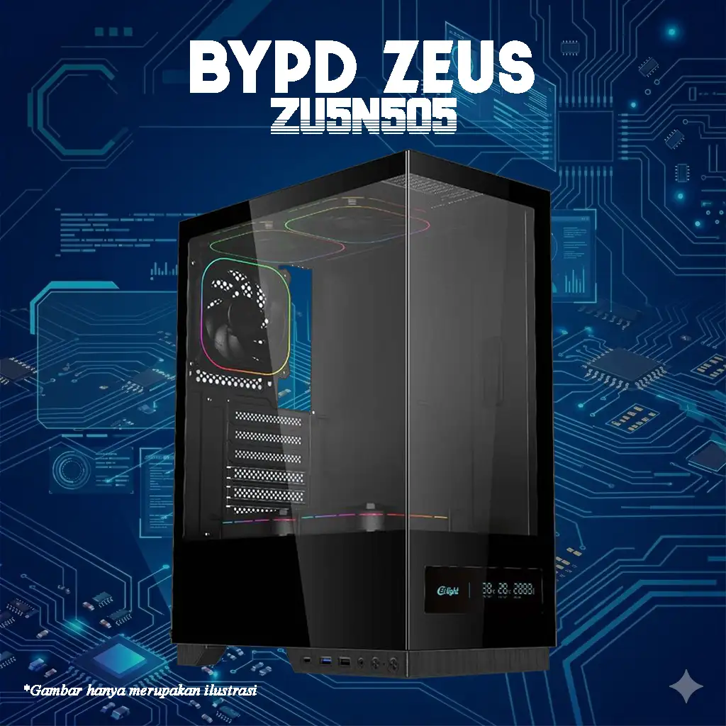 BYPD ZEUS Zu5N505 Intel Core Ultra 5 225F 4.9Ghz | RTX 5050 8GB | DDR5 | NVME - Gaming PC
