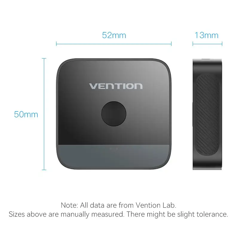 Vention 2 Port HDMI Bi-Direction 4K Switcher Black ABS ( AKOB0 )