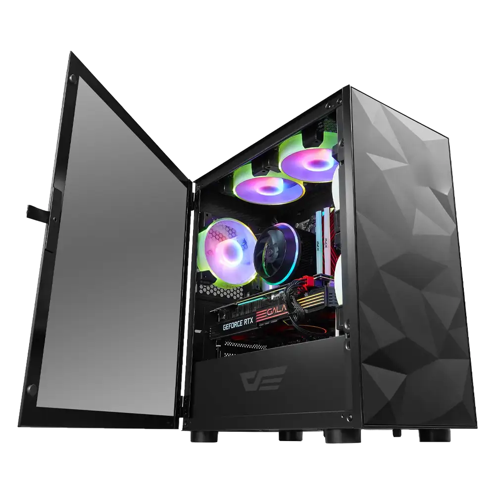 AIGO DARKFLASH DLM21 NON MESH BLACK