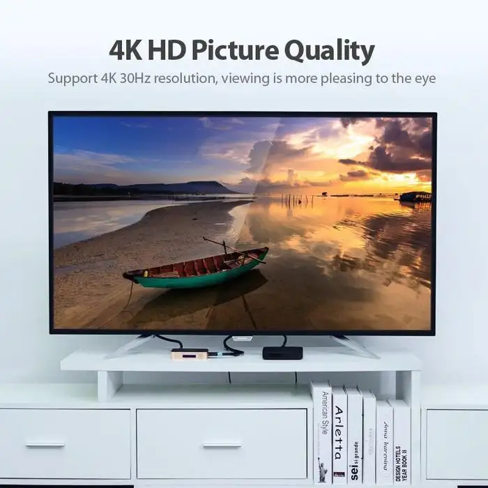 Vention HDMI Splitter 1 In 4 Out 4K@30Hz Gold ( ACCG0-EU )