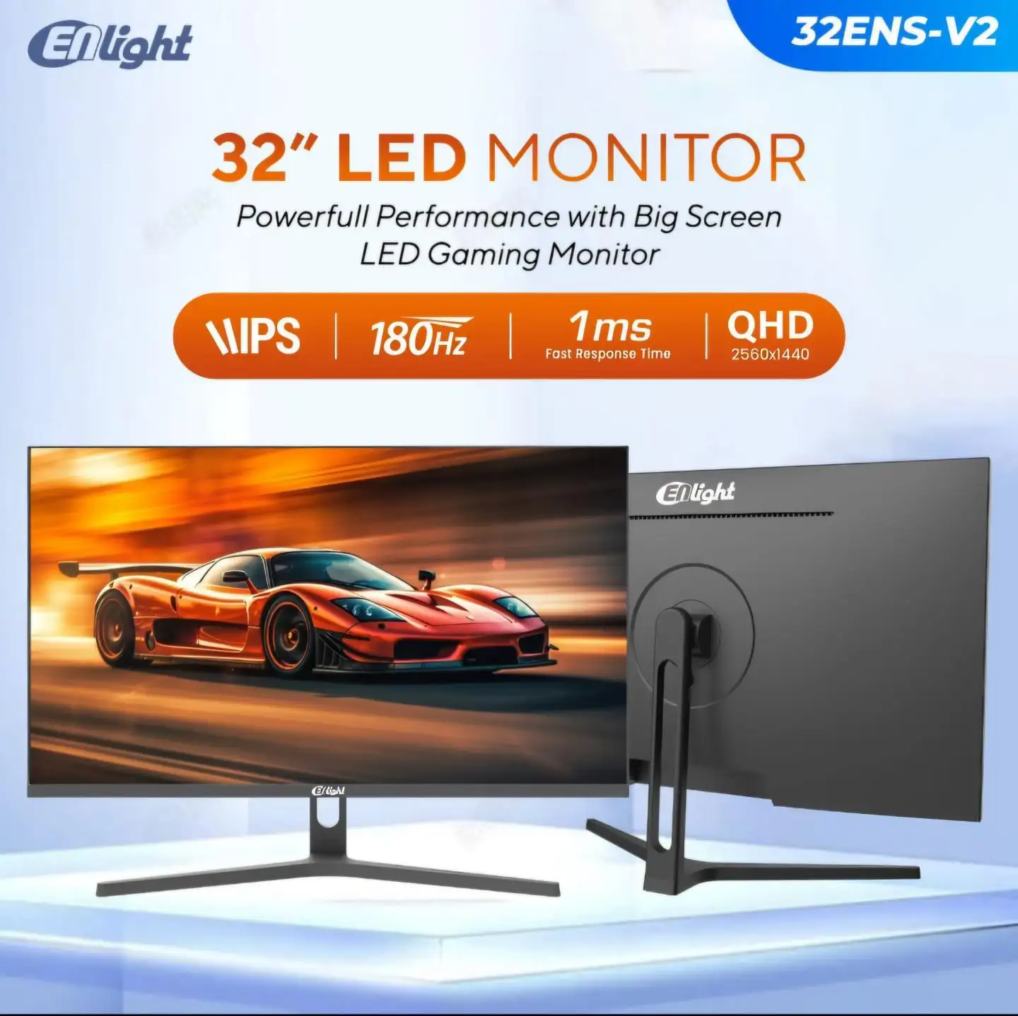 LED ENLIGHT 32ENS-V2 32" IPS 2K 180Hz 1ms Gaming