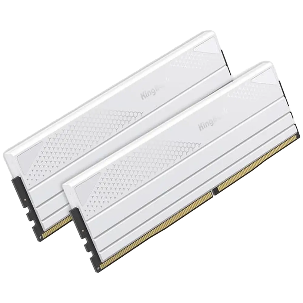 KINGBANK DARK DDR5 32GB KIT 6000Mhz 2x16GB WHITE HEATSINK A-DIE C28