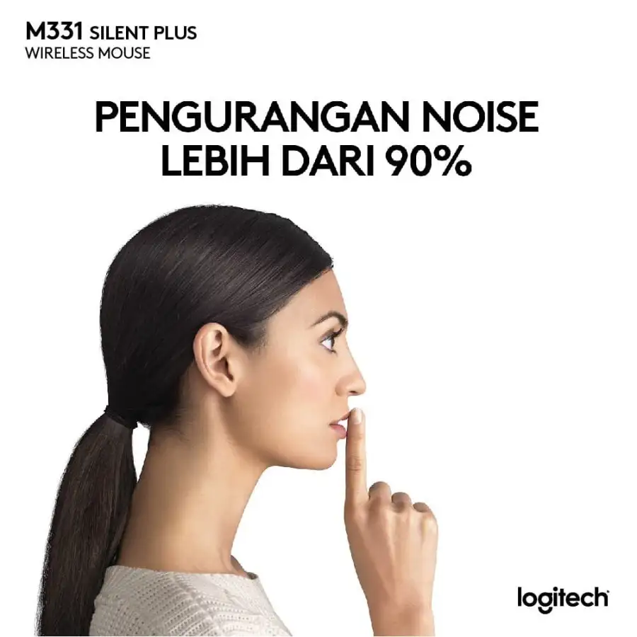 Logitech M331 SILENT WIRELESS Mouse Black