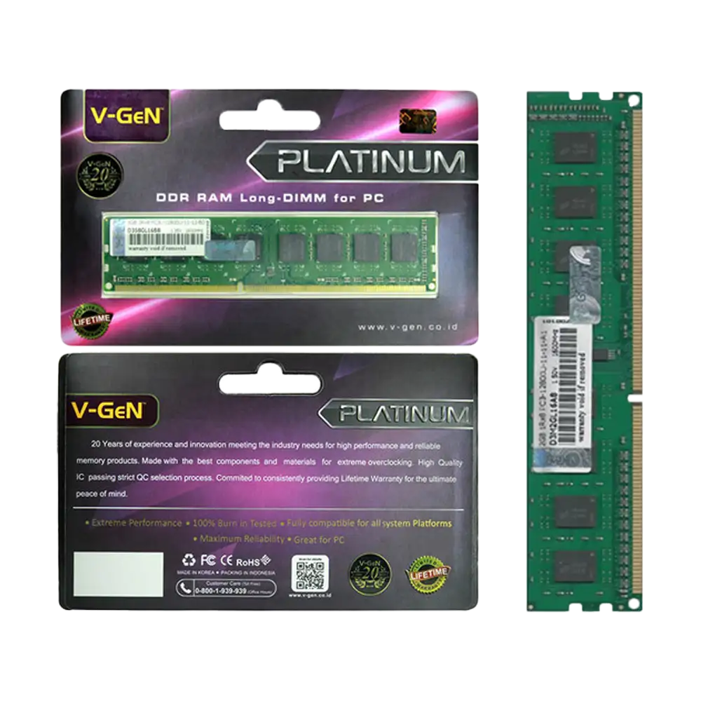V-GEN PLATINUM DDR4 32GB 2666Mhz LONGDIMM