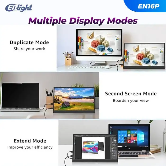 LED ENLIGHT EN16P 16" FHD Portable Monitor