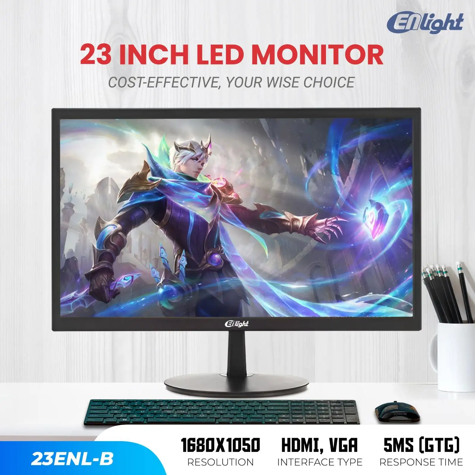 LED ENLIGHT 23ENL-B 22.5" FHD 75Hz