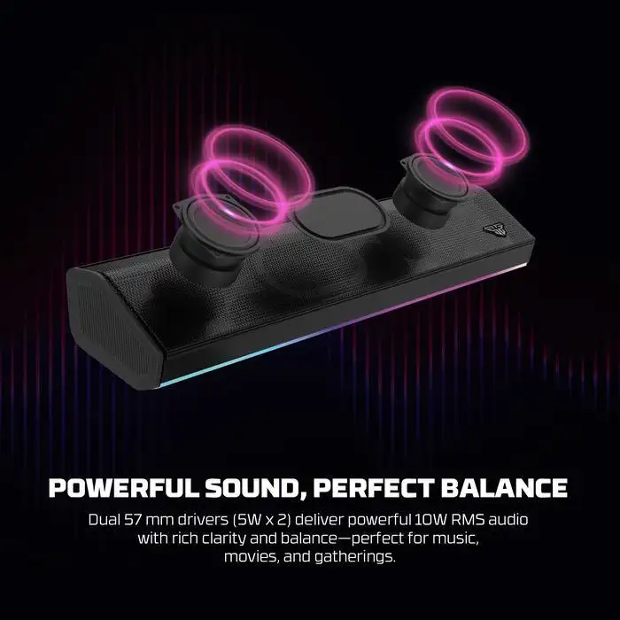 FANTECH BS162 Bluetooth GROOVE BAR RGB PORTABLE Black