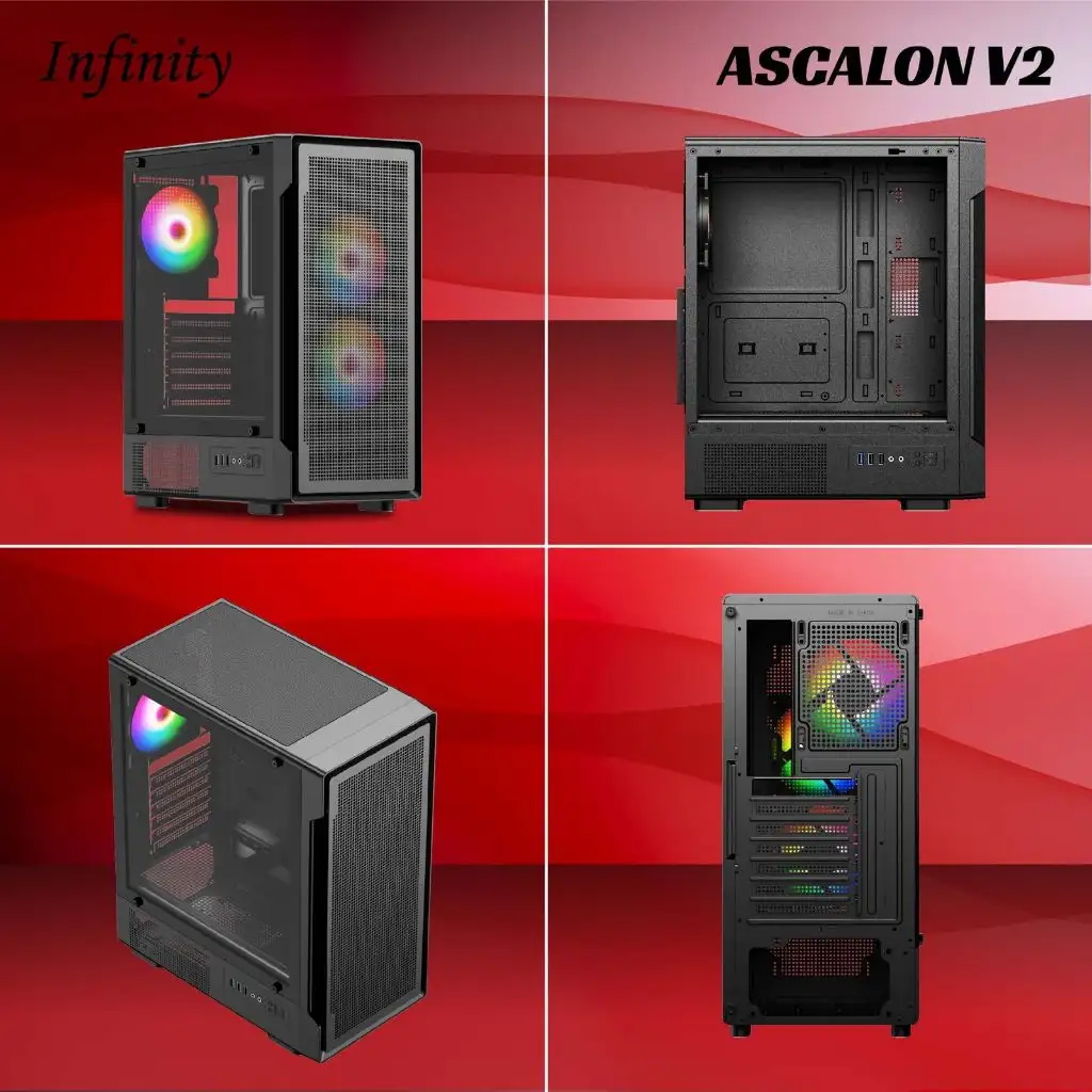 INFINITY ASCALON V2 + 3 Fan RGB ATX