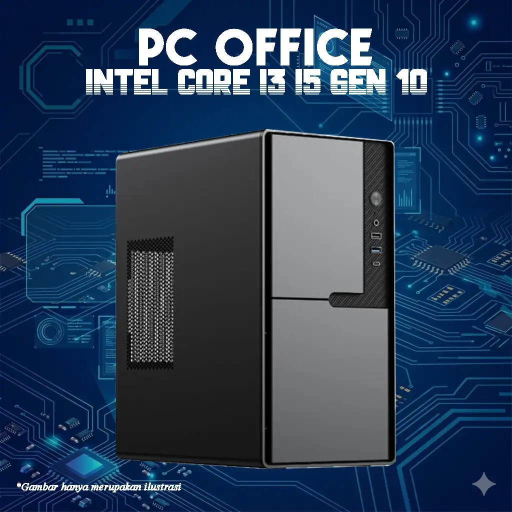PC Intel Core i3 i5 Gen 10th DDR4 8GB SSD 256GB 512GB Komputer Kantor Admin Kasir Office