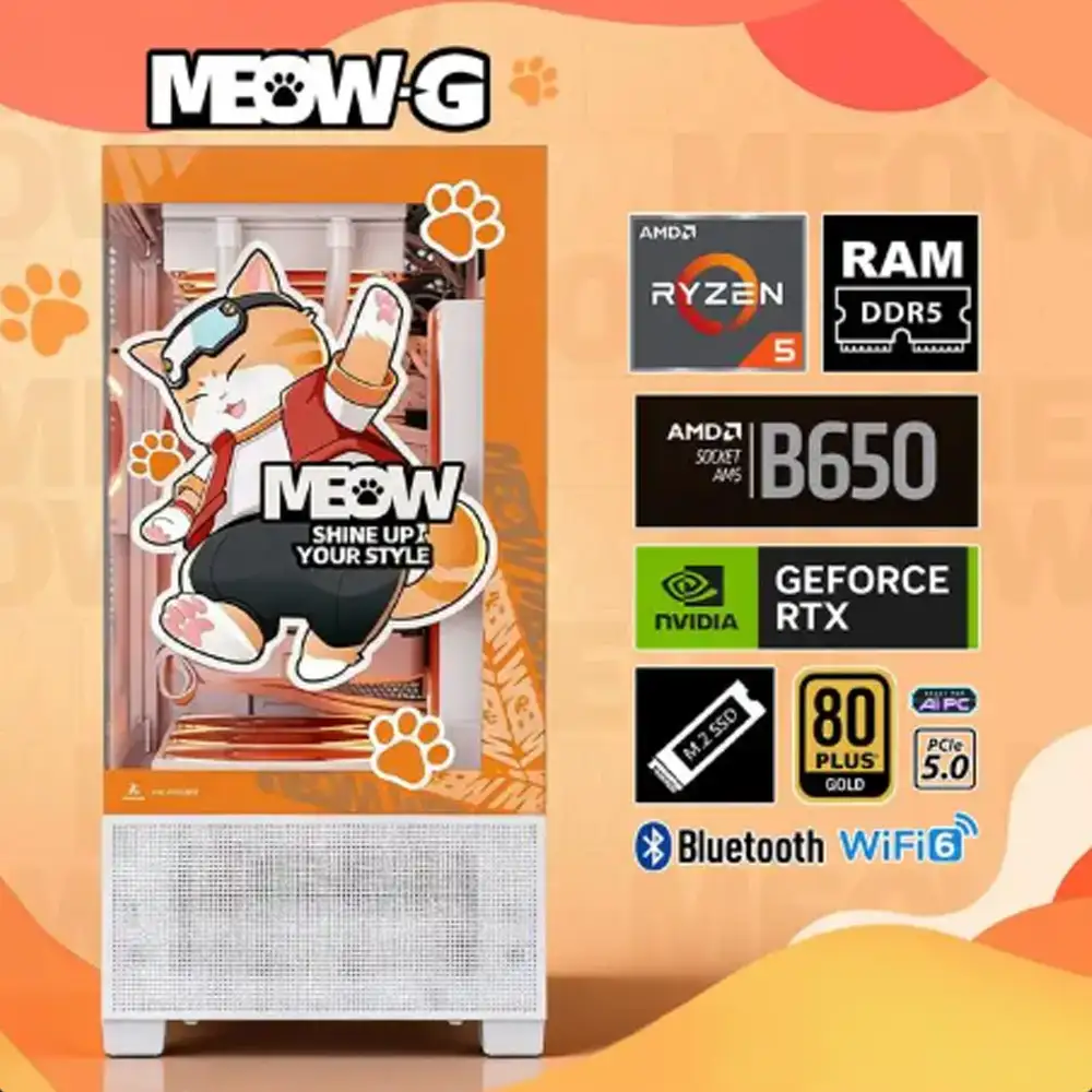 PC COLORFUL MEOW-G AMD Ryzen 7 8700F RTX 5060 8GB