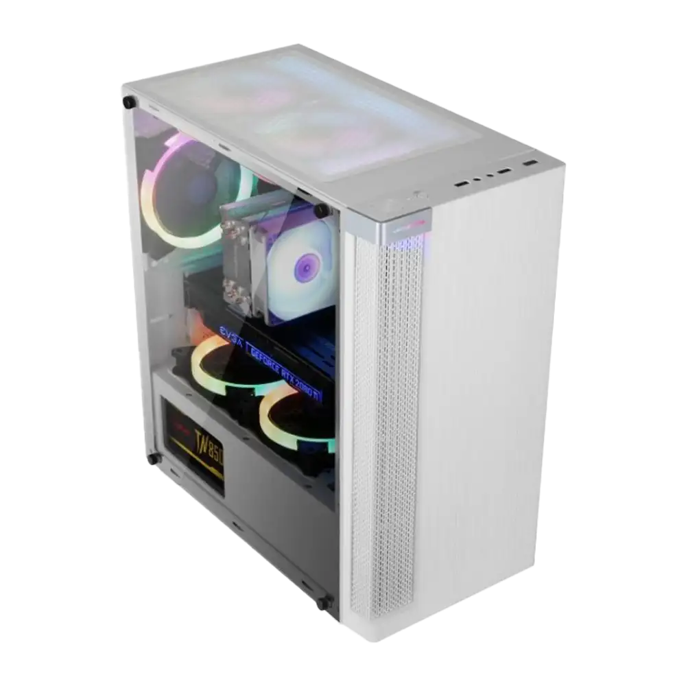 AbkoNcore CRONOS C450M White + 1 Fan 12cm
