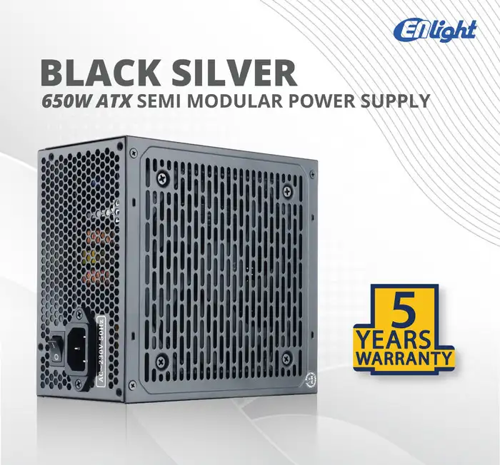 Enlight 650W BlackSilver 80+ Bronze Full Modular