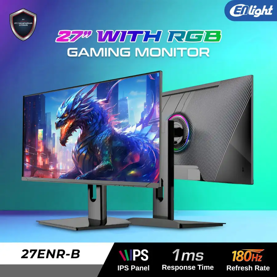 LED ENLIGHT 27ENR-B 27" IPS 180hz 1ms RGB Ergonomics