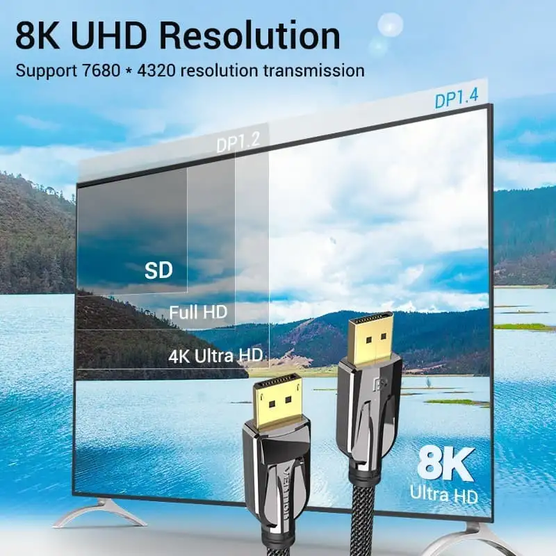 VENTION KABEL DISPLAY PORT 2.0 8K 3M ( HGABI )