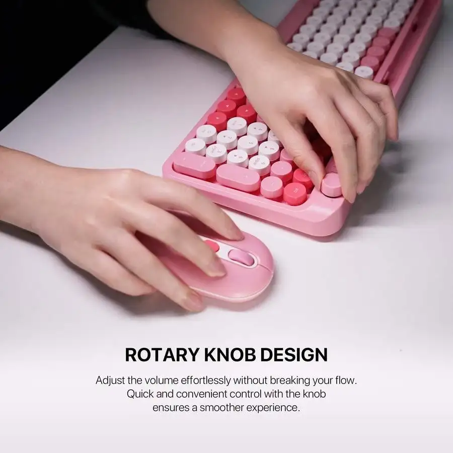 FANTECH KEYBOARD MOUSE DUAL MODE GO MOCHI101 WK899 COMBO YELLOW