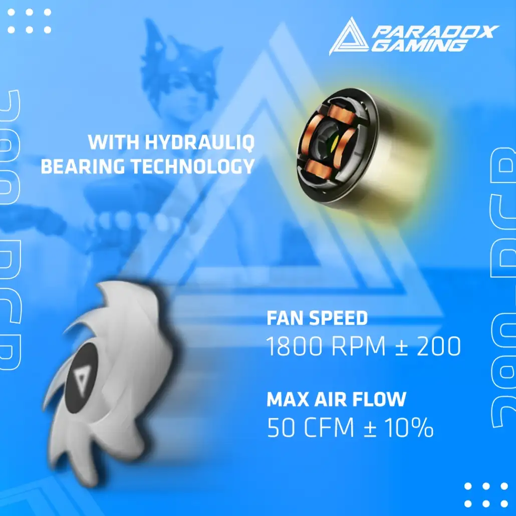 PARADOX GAMING HYPERSONIC CL290 RGB V2 INTEL / AMD